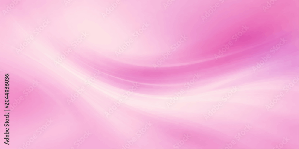 Fototapeta premium Soft pink and white abstract background with gentle flowing curves and a subtle luminous glow, evoking a sense of serenity and delicate beauty.