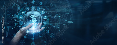 Photos Industrial manufacturing optimization strategies require smart robotic orchestration systems