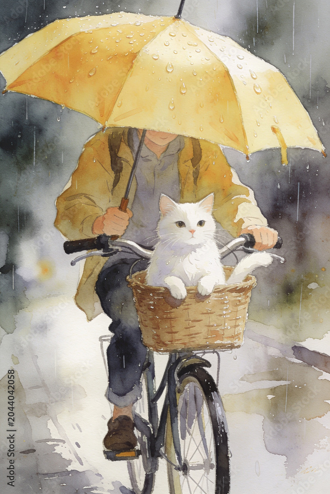 girl with umbrella