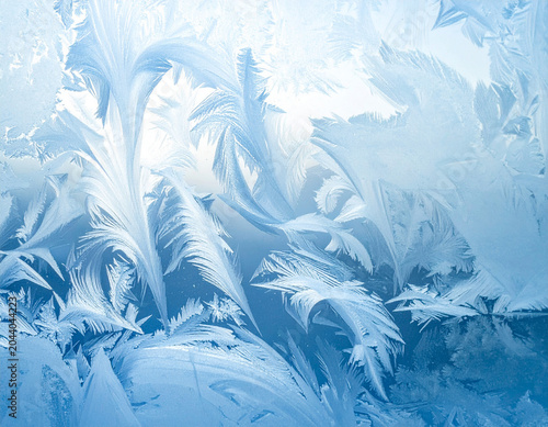 frozen glass texture with blue gradient, Generated image	
