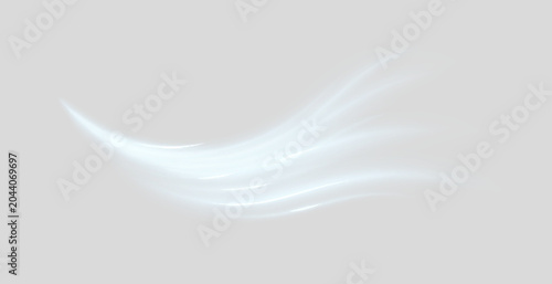 Fotografía Air, wind effect isolated transparent background