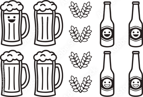 Canvastavla Beer Illustration Design