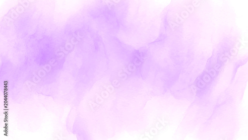 Fotografia Soft purple watercolor abstract background with blended lavender shades and grad