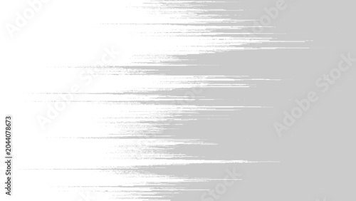 Bild auf Leinwand abstract glitch texture with horizontal white and gray streaks on dark backgroun