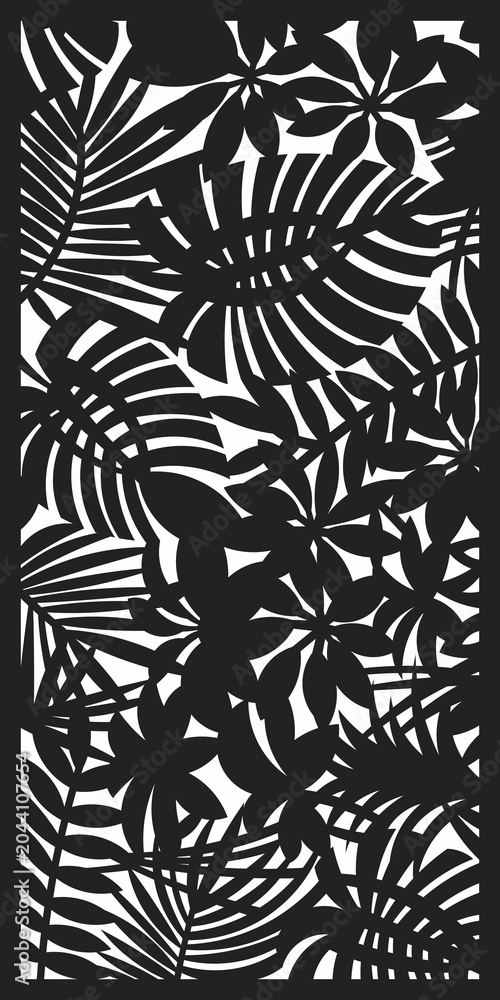 Fototapeta premium FOREST VECTOR CNC SVG