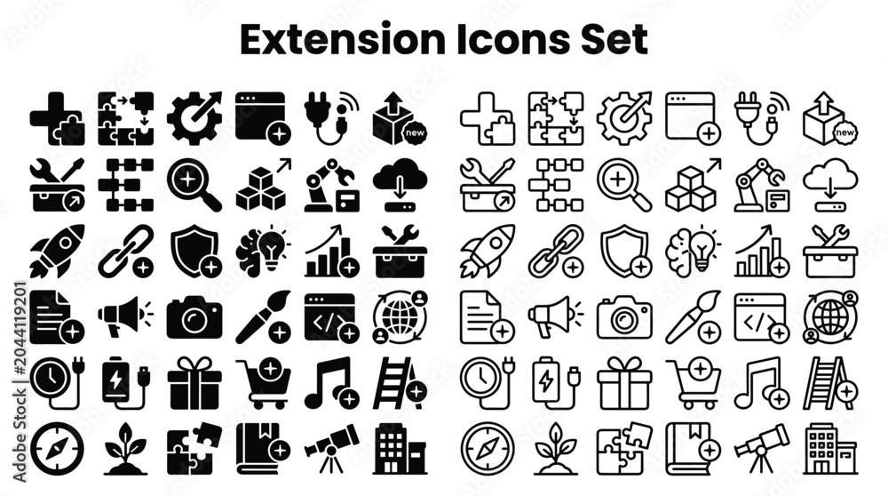 Obraz premium Face ID Icons Set for User Interface Design Elements