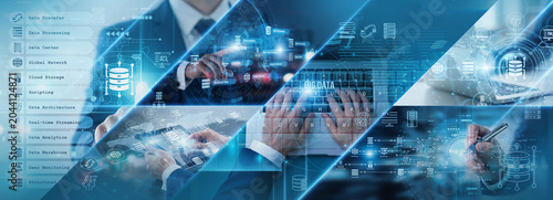 Bild auf Leinwand Information analytics