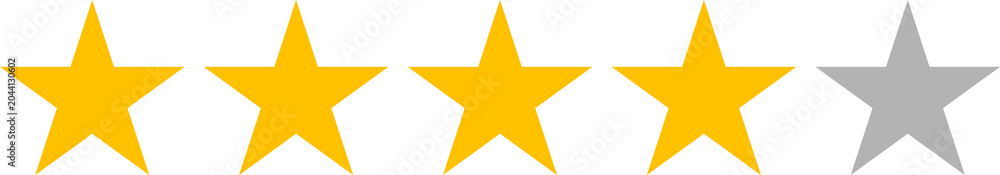 Obraz premium Star rating icons