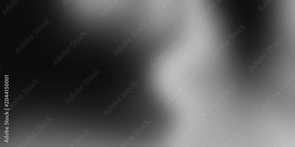 Fototapeta premium Abstract black and white gradient blurry background