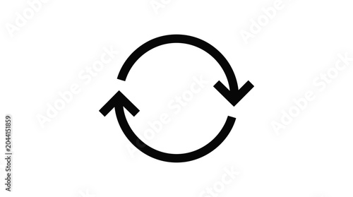 Billede på lærred Circular Arrow Refresh Icon