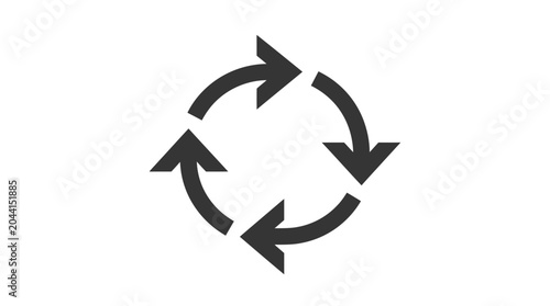 Fotografi Circular Arrows Loop Icon
