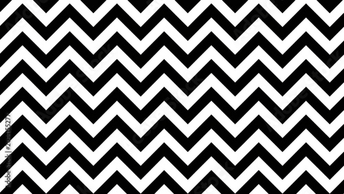 Abstract Zigzag Pattern: A striking visual pattern composed of sharp, repeating zigzag lines in contrasting black and white creates a bold and dynamic geometric design.