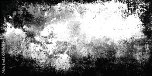 Tableau sur toile Abstract texture black and white grunge background.