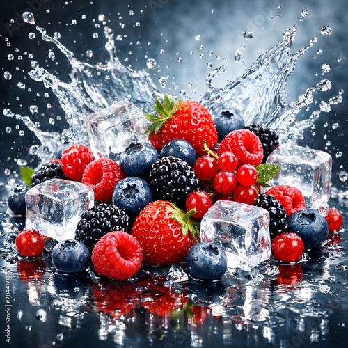 best quality fruite with ice cube.