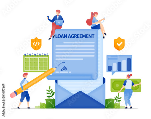 Debt Agreement and Low Interest Loan Approval Based on Financial Statement Analysis Risk Assessment and Business Evaluation