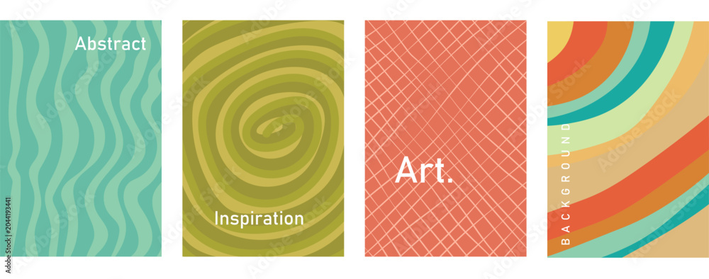 Obraz premium Abstract Vector Background colection Pattern Design Illustration Vintage Themes