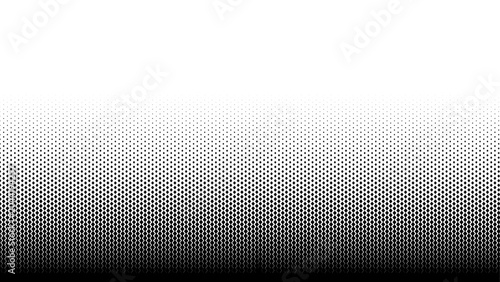 Foto Inverted Halftone Dot Vector Gradient White Dots Fading on White Background