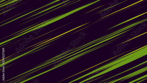 Bild auf Leinwand Dynamic lime light trails with fast motion and cyber energy effect