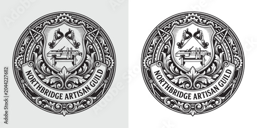 Fotografie Northbridge Artisan Guild woodworking workshop circular crest