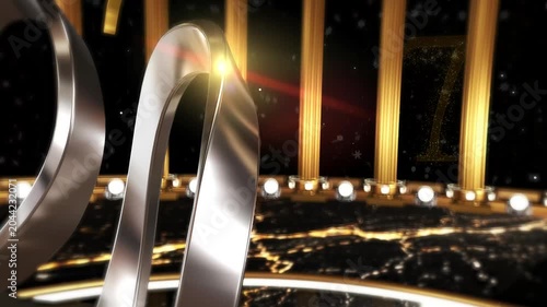 Elegant Happy New Year 2027 opener 4k
