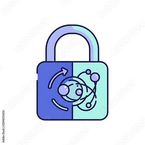 Blue shopping bag with sad expressive face illustration.