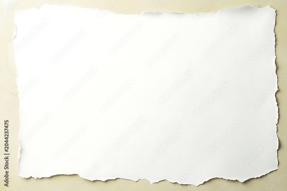 Obraz premium A crumpled white paper edge against a plain background