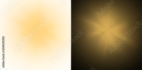 Bild auf Leinwand Abstract Sunbeam Overlay, Warm Golden Rays, Bright Sunshine Background, Natural