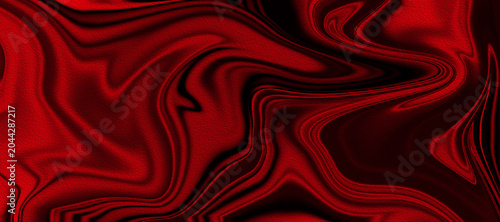 Fotografía Abstract red liquid marble texture, dark crimson swirl background, elegant fluid