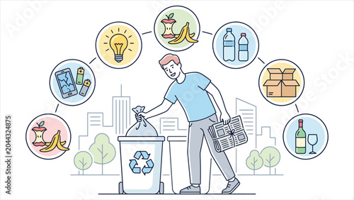Community Recycling Practices and Urban Waste Sorting Guide