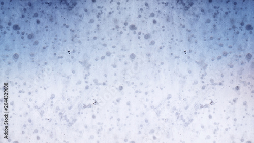 Schilderij op canvas 3D Rendering of Spotted Metal Background White Galvanized Steel Plate with Water