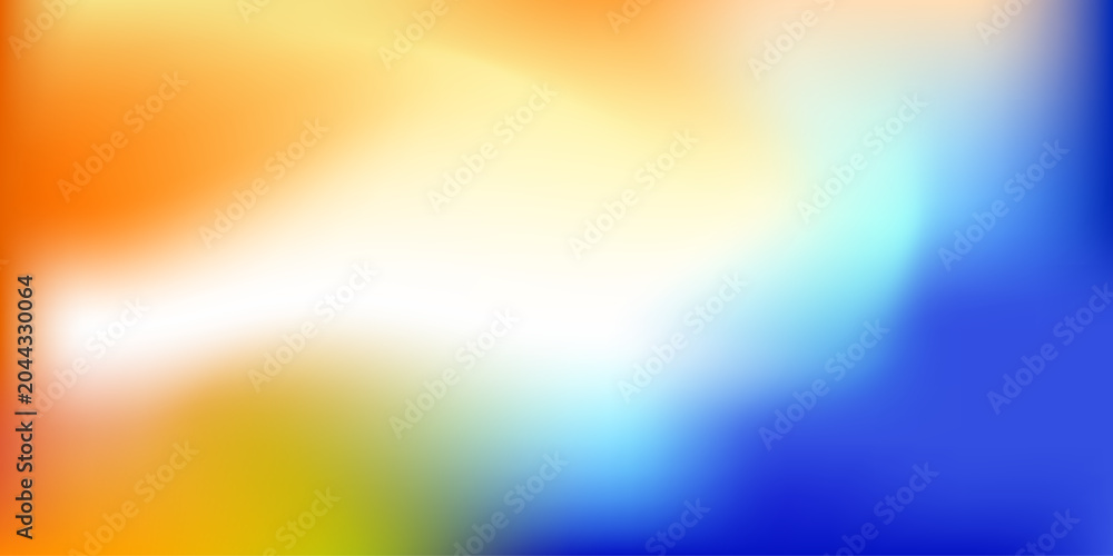 Naklejka premium Abstract blue and orange gradient background with sunset or sunrise theme. Clear sky background.