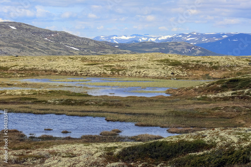 Mountains massif around the river Inna( Innerdalen)