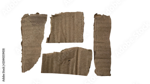 Foto Dried brown papyrus scroll with hieroglyphic symbol