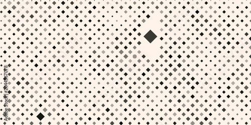 Fotografía halftone geometric seamless pattern with diamond shapes, crystals, rhombuses