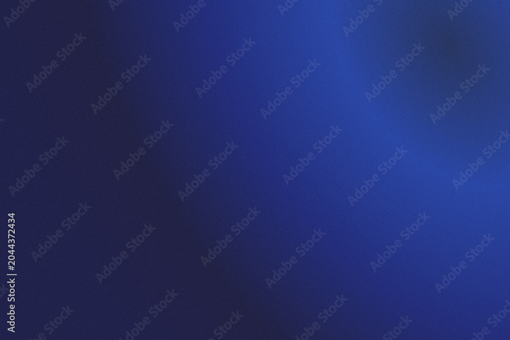 Obraz premium Abstract Dark Blue Grainy Gradient Background with Soft Glowing Light and Retro Noise Texture.