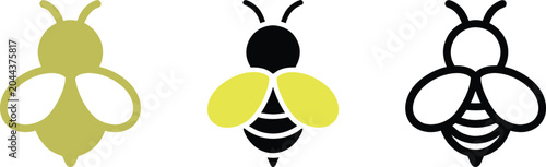 фотографія Bee Icons Collection Set