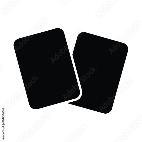 Foto Soccer referee penalty cards silhouette icon