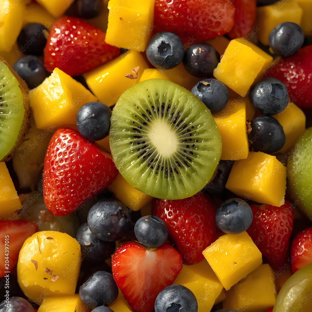 Obraz premium fresh fruit salad