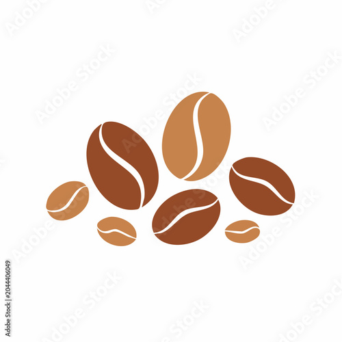 Pile of Coffee Beans Illustration
