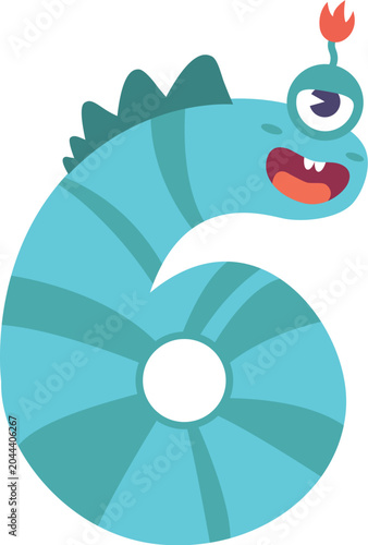 Cuadro en lienzo 숫자 여섯
