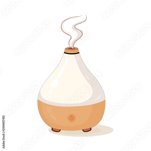 Φωτογραφία Modern Aroma Diffuser Flat Vector Illustration