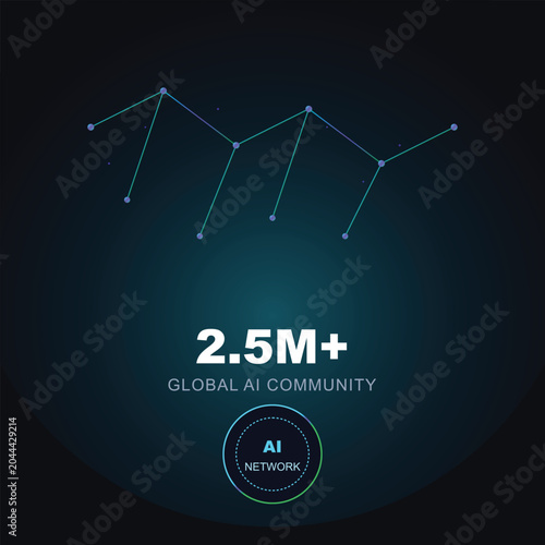 Global AI community network reaches 2.5 million members worldwide online