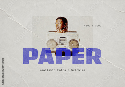 Realistic Paper Folds and Wrinkles