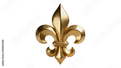Golden Fleur de Lis Emblem