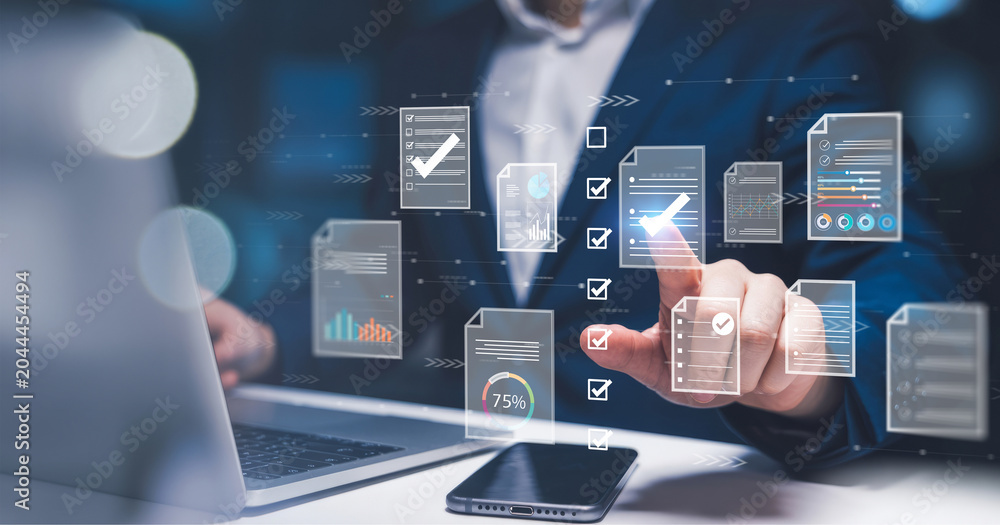 Foto Document management concept