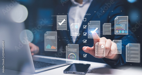 Foto Document management concept