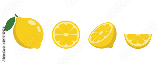 Foto Lemon splash illustration ai set featuring realistic citrus juice bursts, fresh