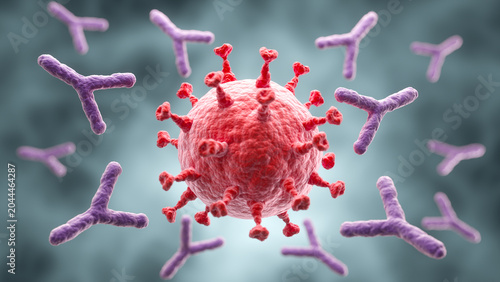 Photography CAR T-cell therapy 3D illustration