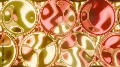 sfondo animato, effetto lenti retroilluminate, animazione 3d