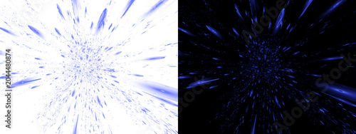blue particle explosion isolated transparent effect element, glowing blue energy burst isolated design resource, abstract blue blast particle overlay transparent asset